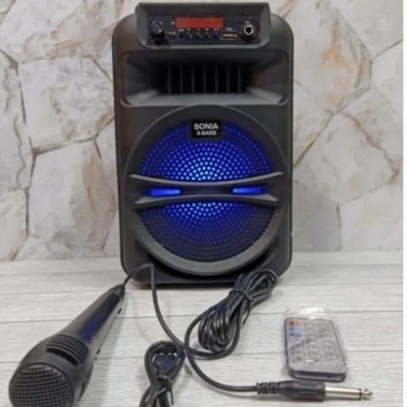 SPEAKER BLUETOOTH SONIA SN-800 / SN 800 / SN800 BONUS MIC KARAOKE &amp; REMOTE CONTROL