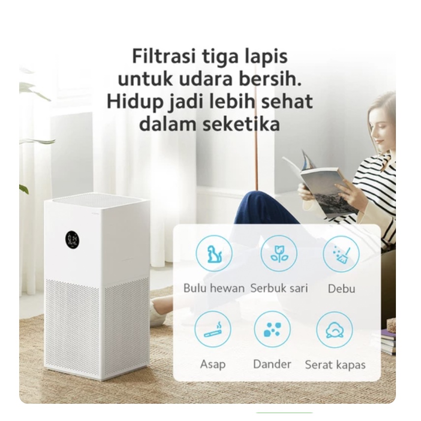 Xiaomi Smart Air Purifier 4 Lite - Mi Air Purifier 4 Lite 360° 43m²