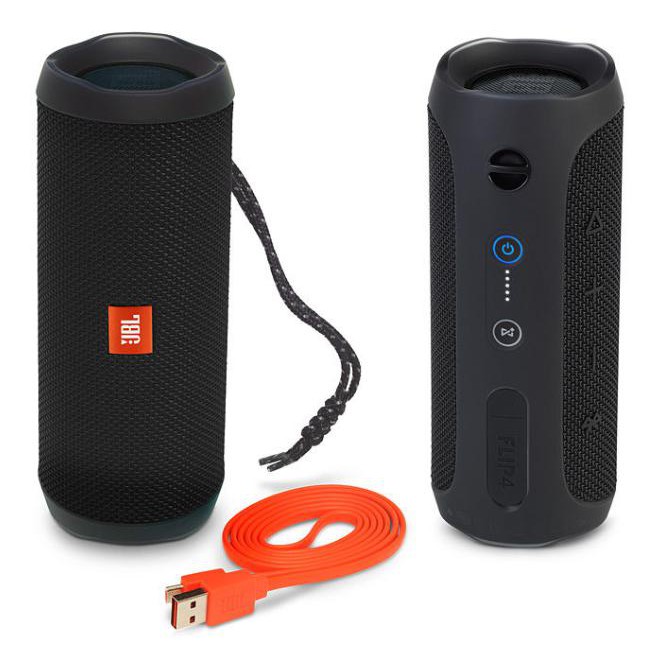 JBL FLIP 4 BLUETOOTH SPEAKER ORIGINAL 12 BULAN GARANSI HITAM