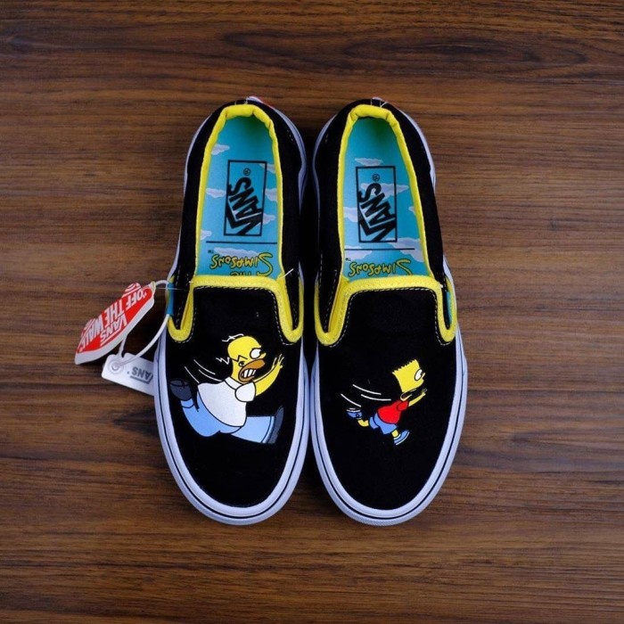 READY VANS SLIP ON X THE SIMPSONS “Homer&Bart" TERLARIS