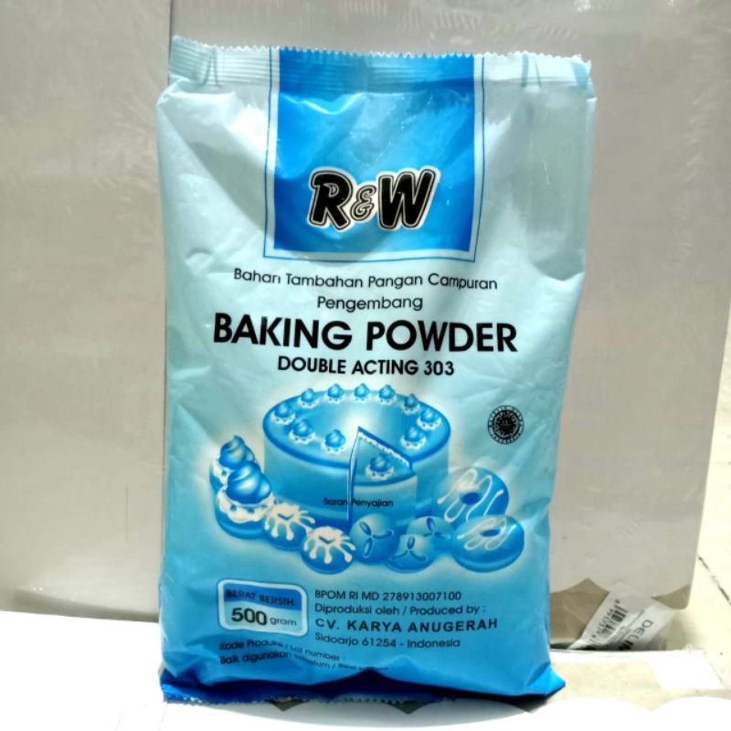 

R&W Baking Powder Double Acting 500gr