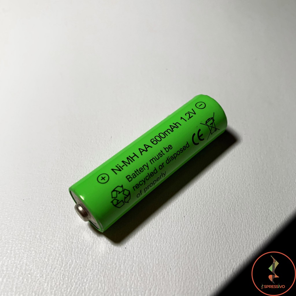 Baterai AA / AAA cas rechargeable NiMH murah 1.2V 600 mAh