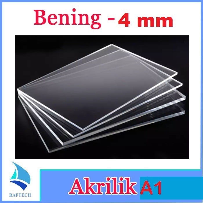 Akrilik / Acrylic A1 Tebal Bening 4 mm Acrylic Marga Cipta