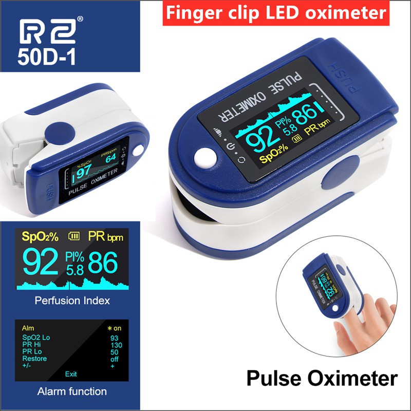 pulse oximeter fingertip alat pengukur kadar oksigen dan detak jantung