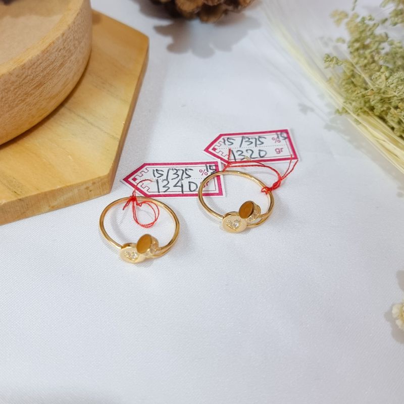 Cincin paku cartier emas asli terbaru kadar 300%