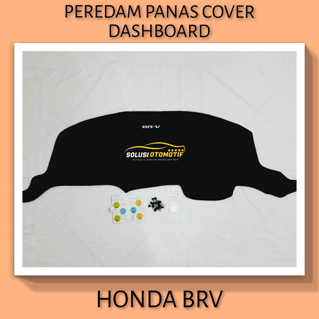 HONDA BRV 2013-2021+ Cover Peredam Pelindung Anti Panas Dashboard Aksesoris Mobil VTECH Ori Plug n P