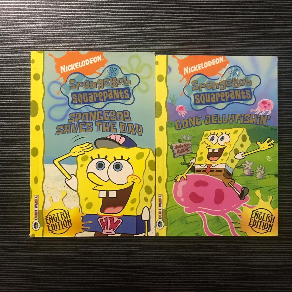 Komik berwarna anak remaja English Edition Spongebob Squarepants Nickelodeon buku bahasa inggris bag