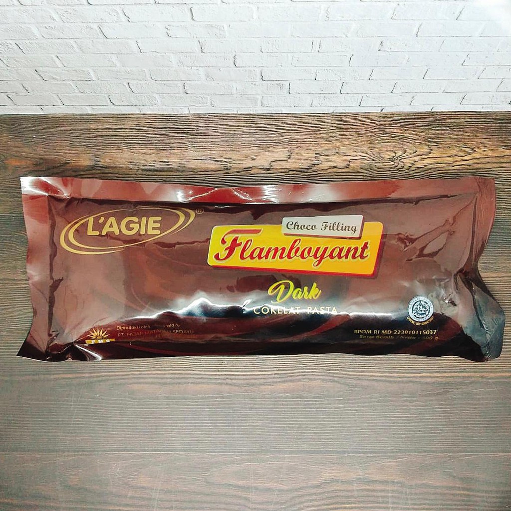 

L'AGIE CHOCO FILLING FLAMBOYANT DARK COKLAT PASTA 500GR