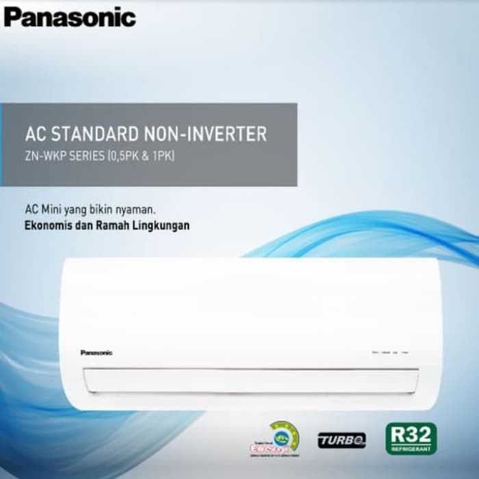 AC PANASONIC ZN9YKP 1PK LOWWATT + PASANG DEPOK