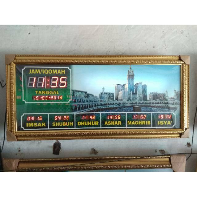 jam jadwal sholat / jam digital masjid / jadwal sholat digital