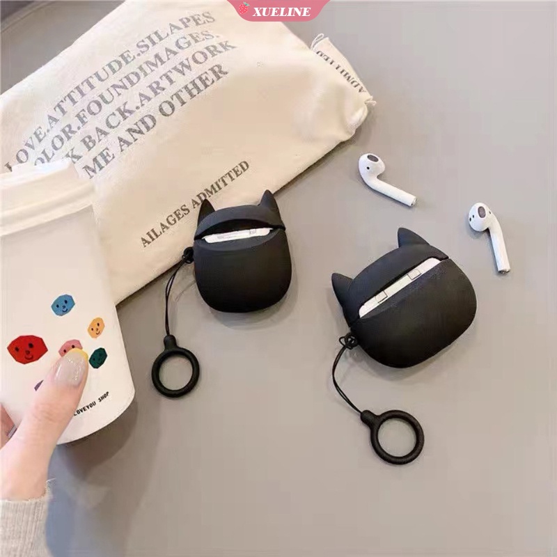 Casing Soft Case Silikon Motif Black Panther Venom Untuk AirPods 1 / 2 / 3 Pro