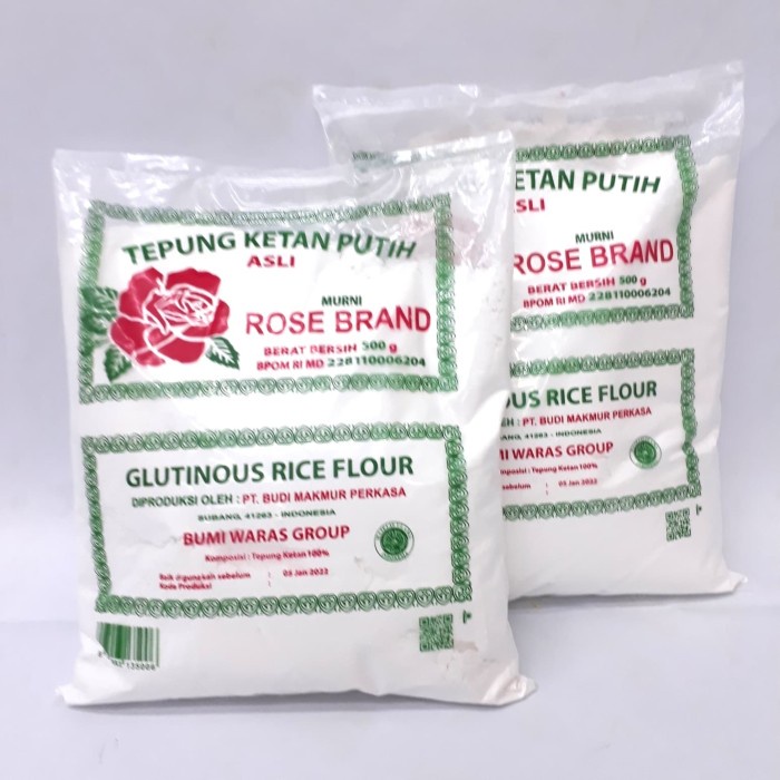 

hbt204tt Tepung Ketan Putih Rose Brand 500 Gr Da01D100