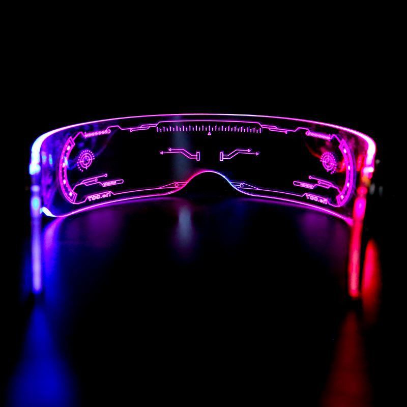 Led Colorful Luminous Glasses  Bundi Personality  Harajuku