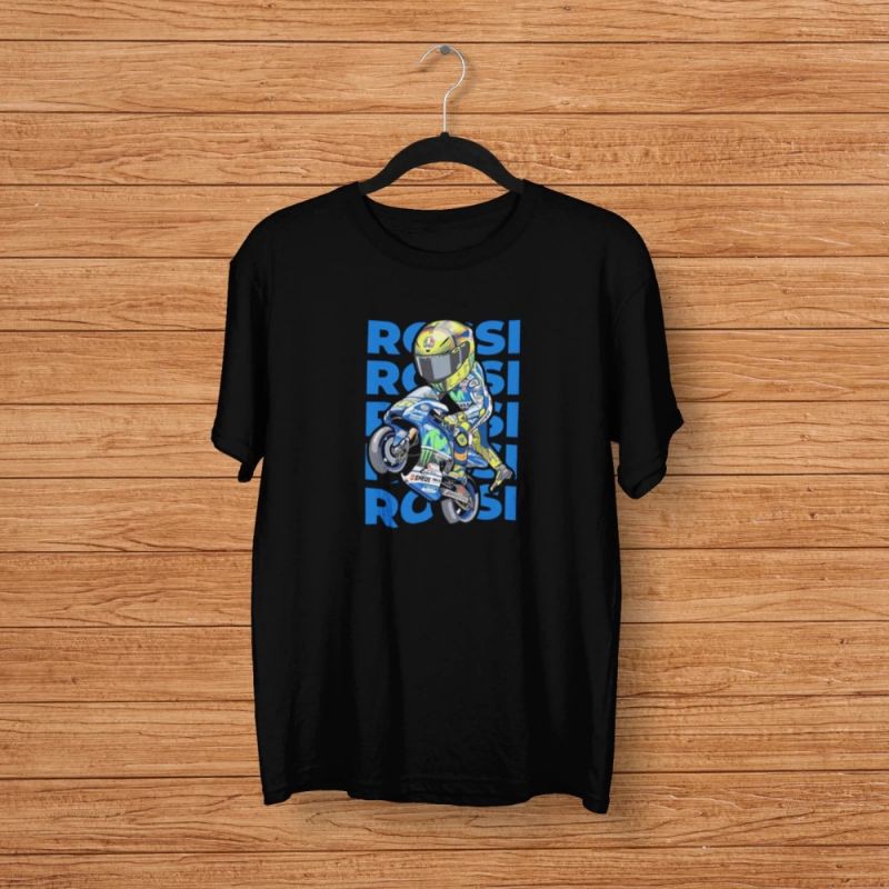 KAOS VALENTINO ROSSI CHIBI / MOTOGP / DISTRO / COMBED 30S