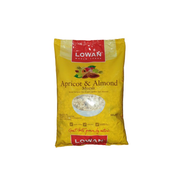 Lowan Apricot & Almond Muesli 500 Gram