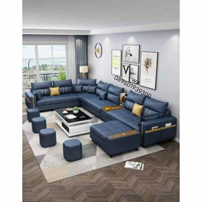 Sofa/Sofa Minimalis/Sofa Letter U/Sofa U/Sofa Ruang Tamu/Sofa Set Milkasari255