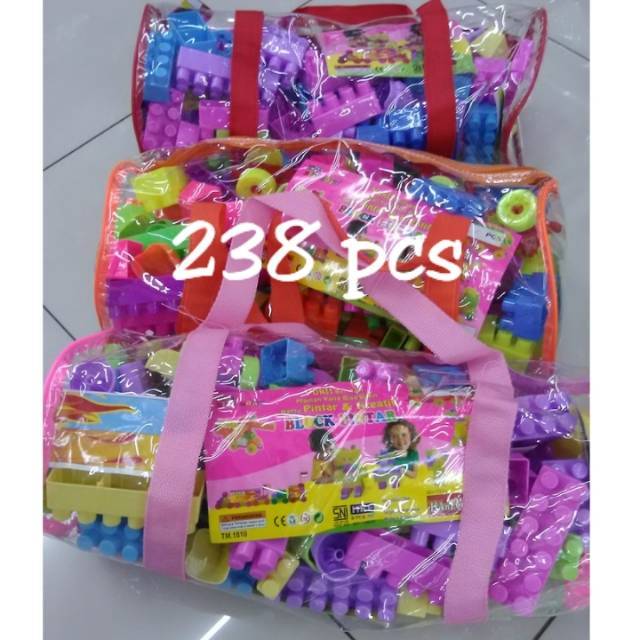 Mainan Edukasi Anak Lego Blok Block Pintar Kreatif Lengkap 238 pcs