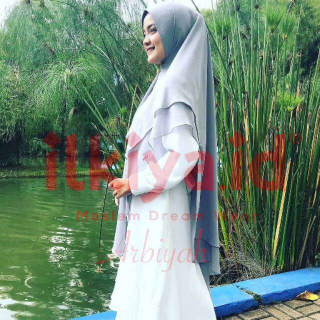 Jilbab ARBIYAH ORI by ILKIYA.ID ceruty babydoll import