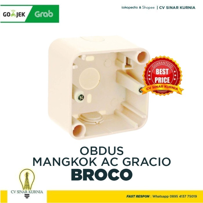 OUTBOW DUS SAKLAR & STOP KONTAK BROCO GRACIO 4101 Broco 4101531 MURAH