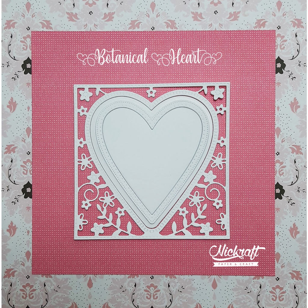 

BOTANICAL HEARTS - Bahan Scrapbook Label Love Hati
