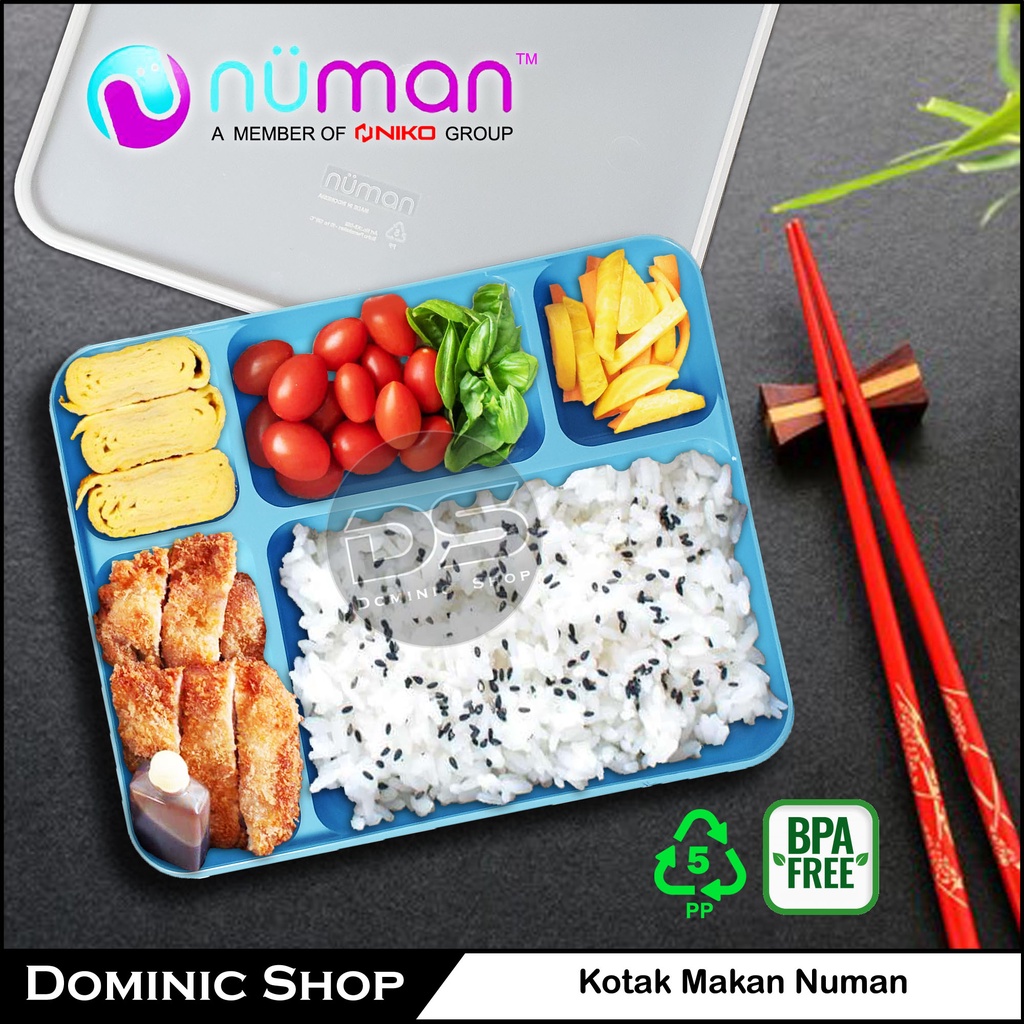 Kotak Makan Numan / Tempat Makan / Mealbox / Lunch Box / Catering Box / Bento Box / Food Container