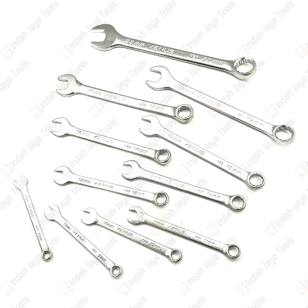 VENUS Kunci Ring Pas Set 11 pcs Combination Wrench Set