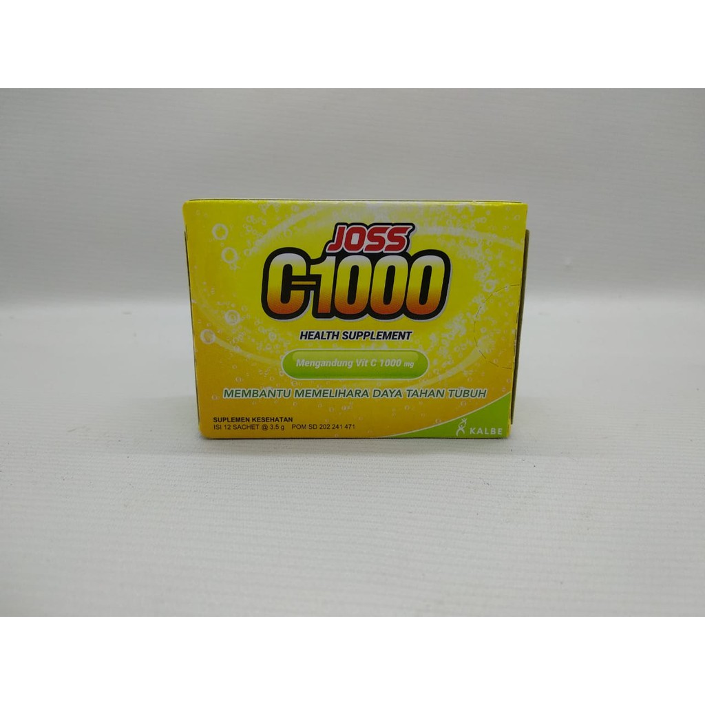 Joss C 1000 Vitamin C 1000mg Minuman Joss C 1000 Sachet Shopee Indonesia