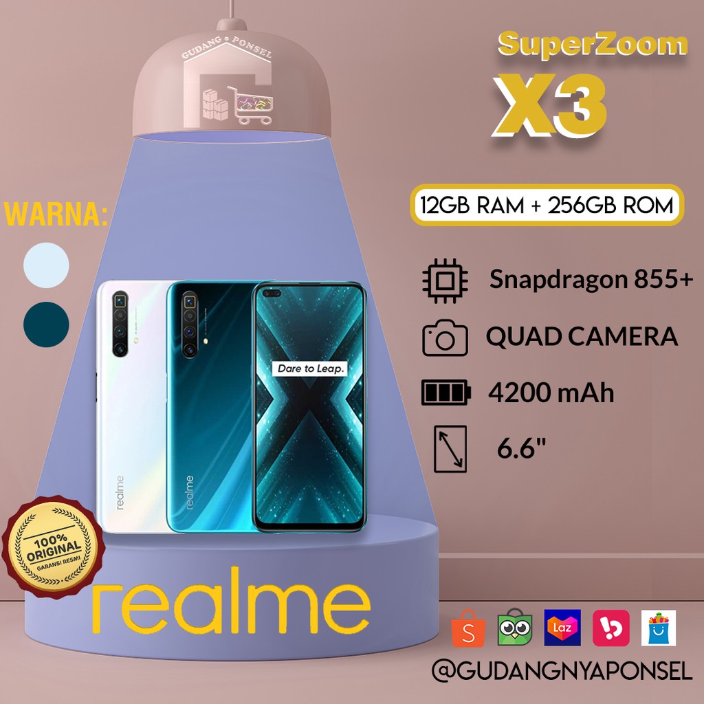 [100% RESMI] REALME X3 SUPERZOOM — 12GB/256GB