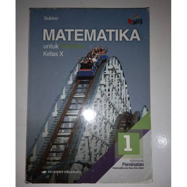 Buku Matematika Peminatan Kelas 10 Sma X Erlangga Kurikulum 2013 Shopee Indonesia