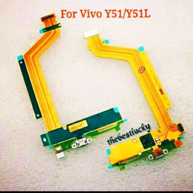 Flexible Charger Cas Mic Vivo Y51 / Y51L Original