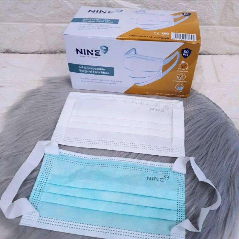 [Snowandbelle] Masker Medis Nine 3ply adult sz