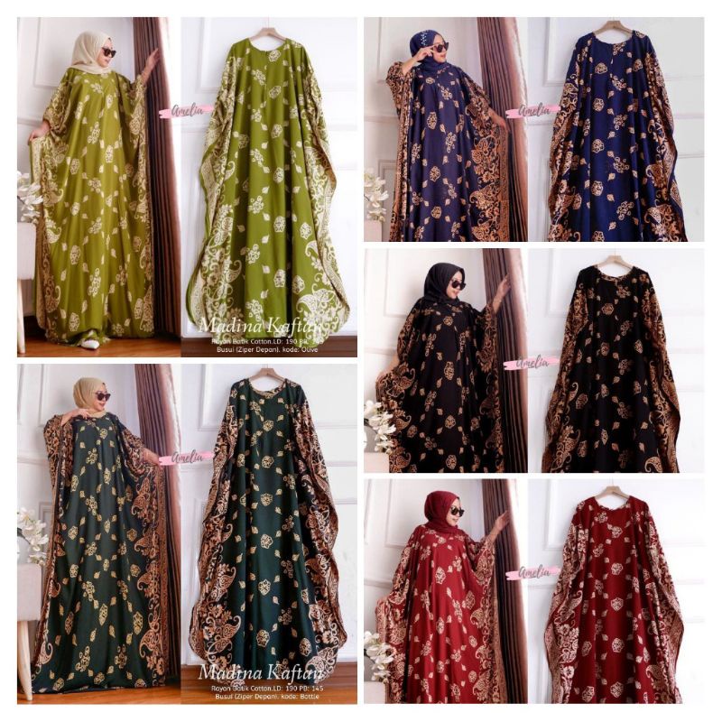 Gamis Kaftan Super Jumbo // Kaftan Madina // Resleting Depan // Gamis Kaftan // Home Dress // Kaftan jumbo Long Kaftan // Big Size // Long Kaftan // busui // cod