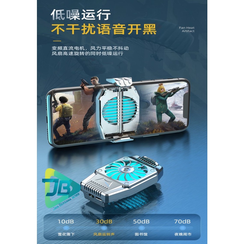 BM102 Holder Mobilephone  refrigeration Bracket smartphone cooling fan kipas pendingin handphone JB4869