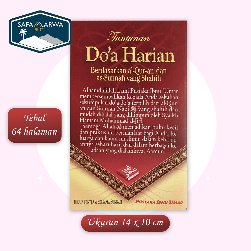 BUKU TUNTUNAN DO'A HARIAN BERDASARKAN AL-QUR'AN DAN AS-SUNNAH YANG SHAHIH-1