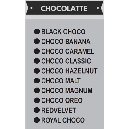 

(BISA COD) Bubuk Minuman Cholatte Premix 1kg Varian Coklat - black choco