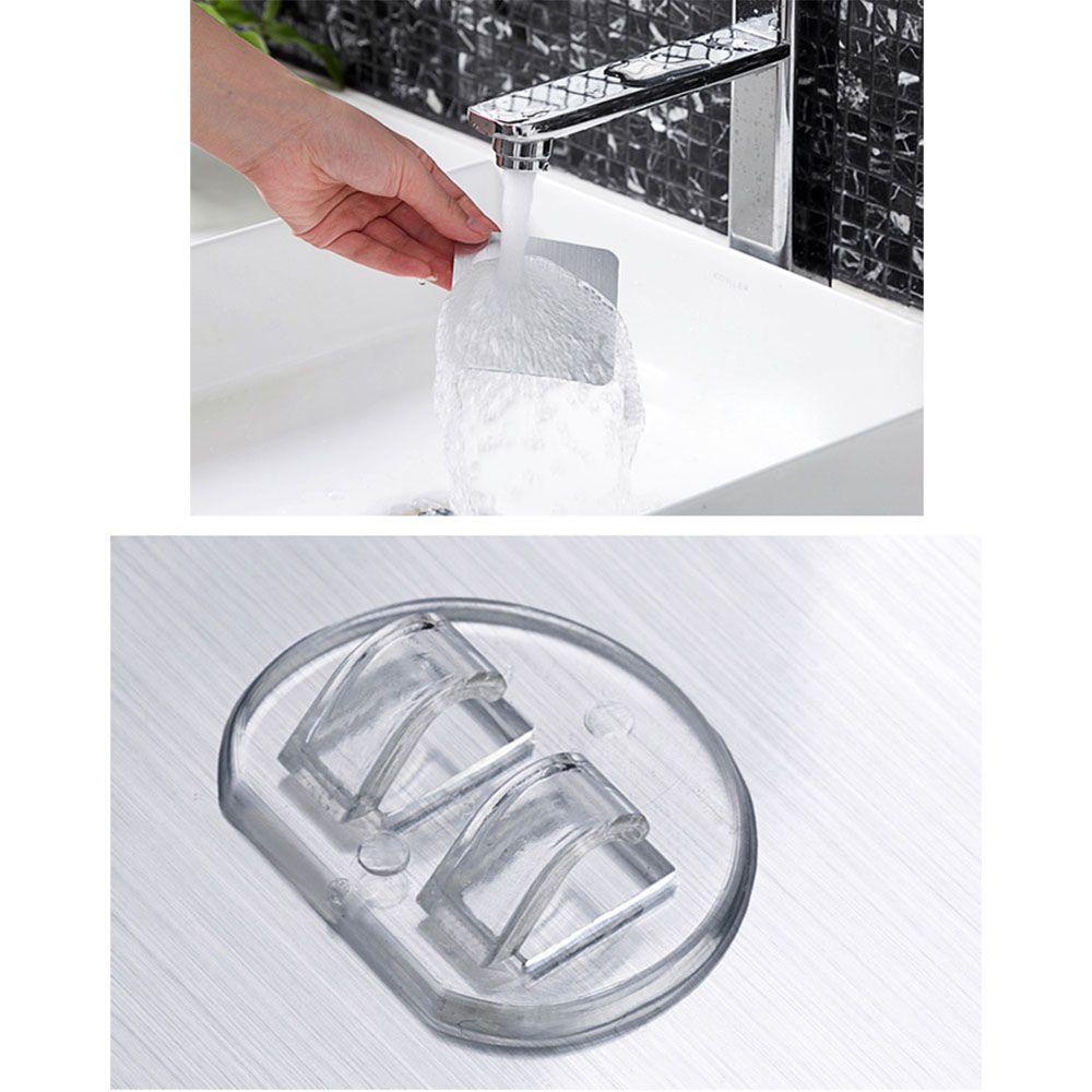 Preva Magic Stiker Gesper Reusable Suction Heavy Bathroom Shelf Holder Perekat Diri Kuat Brushed Hook