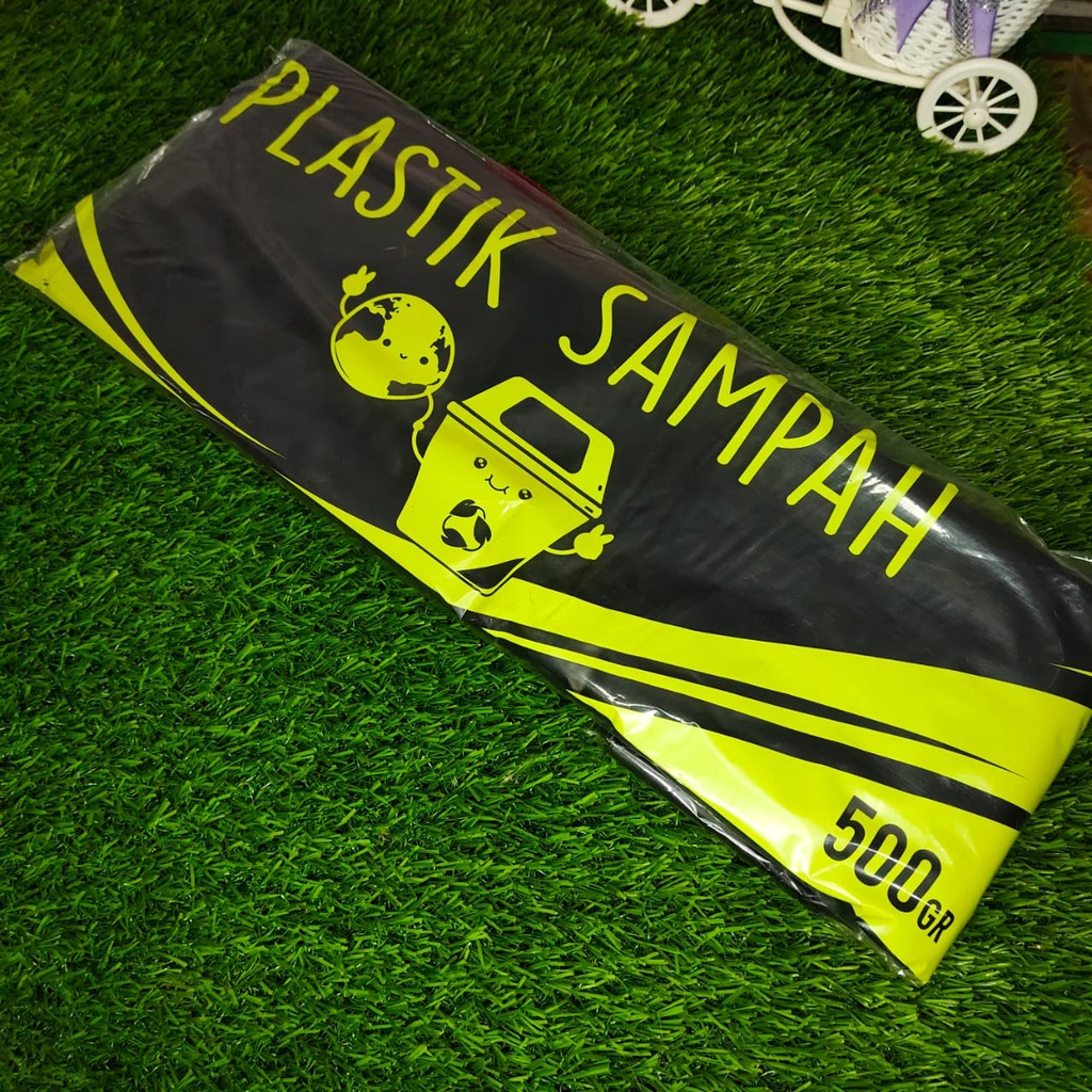 Kantong Plastik Sampah 90x120 cm / Plastik Sampah Hitam Oxium 500 Gram