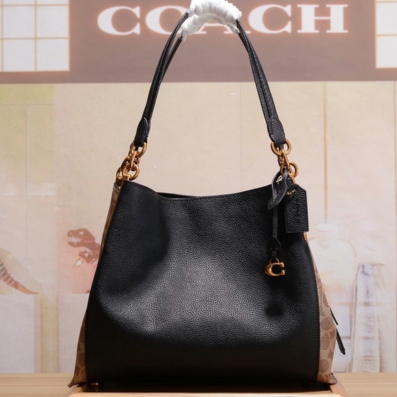 [Instant/Same Day]76069 76078 89077  COACH women's shoulder bag Totel handbag   yzb