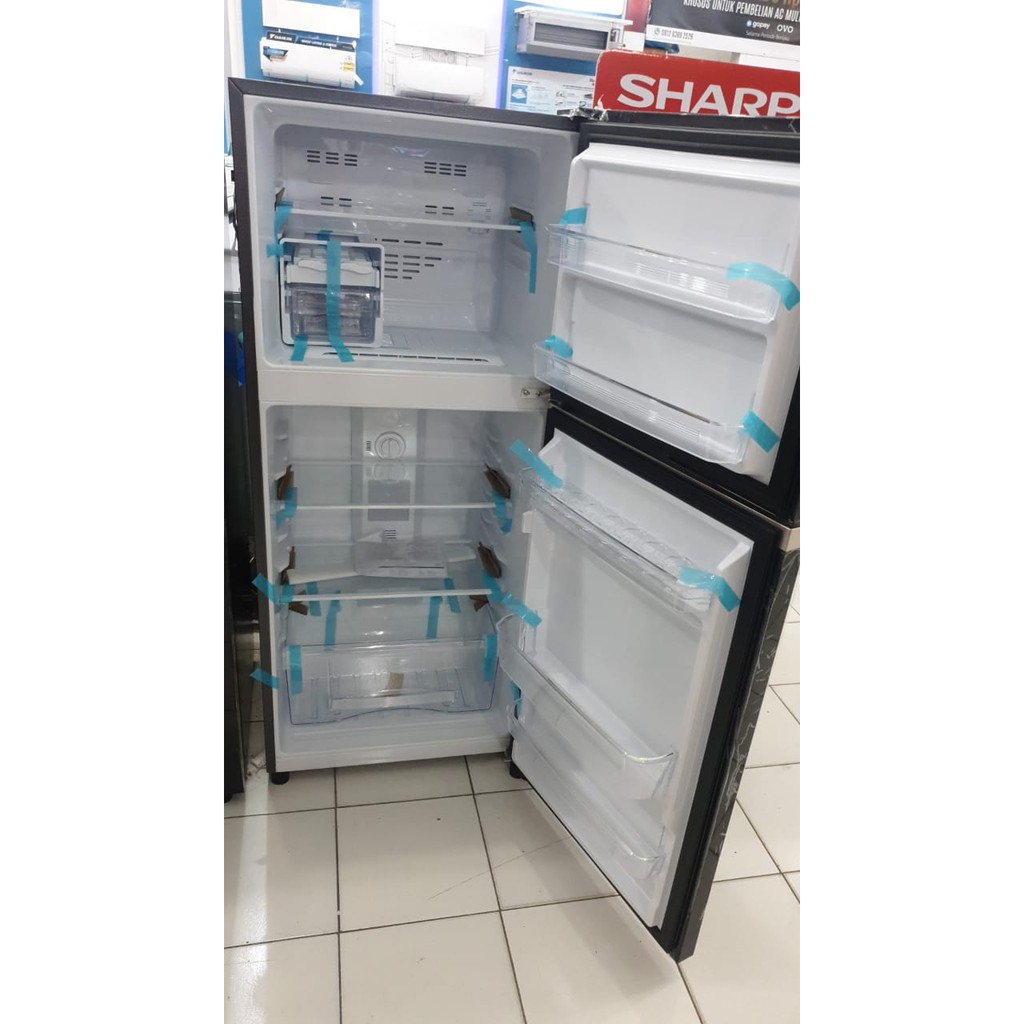 KULKAS 2 PINTU POLYTRON PRW-23 MNX PRW-23MNX PRW 23 MNX BERGARANSI