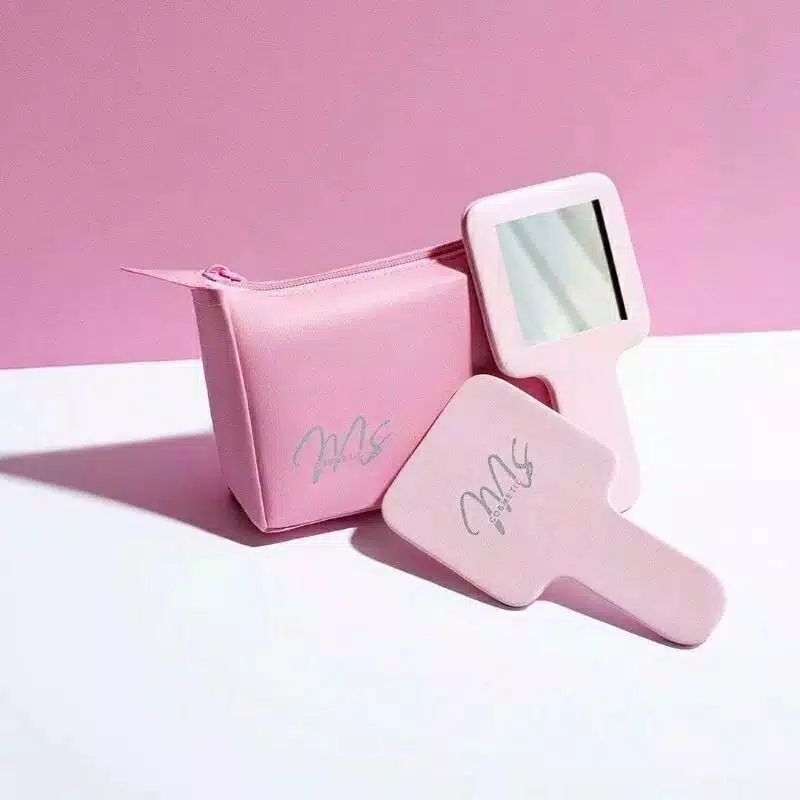 Pouch Pink Ms Glow / CERMIN MS GLOW / POUCH MS GLOW / POUCH KOSMETIK
