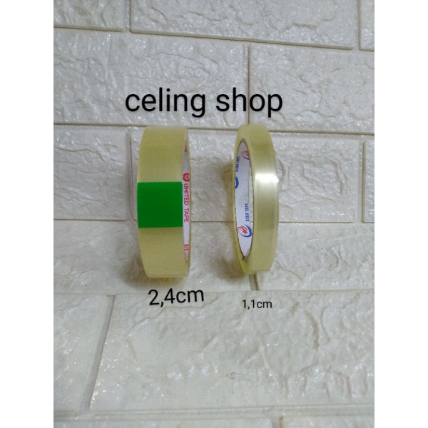 

solasi isolasi solatif bening KECIL SEDANG 1inc 1/2inc