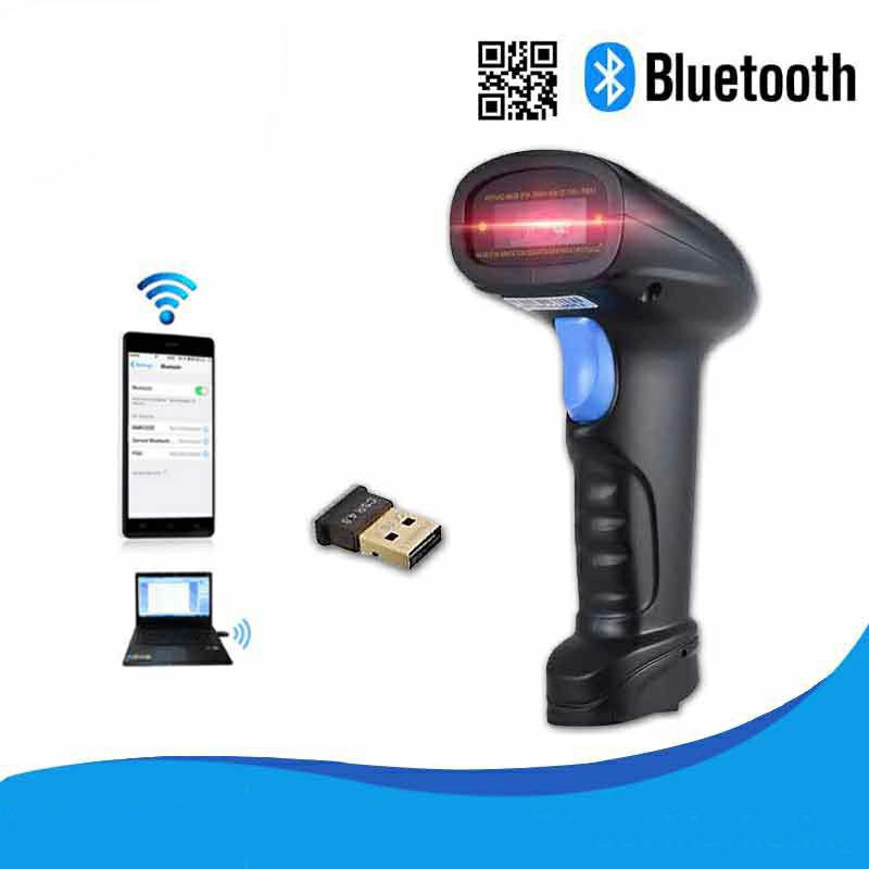 Wireless Bluetooth Barcode Scanner 2D QR 1D 