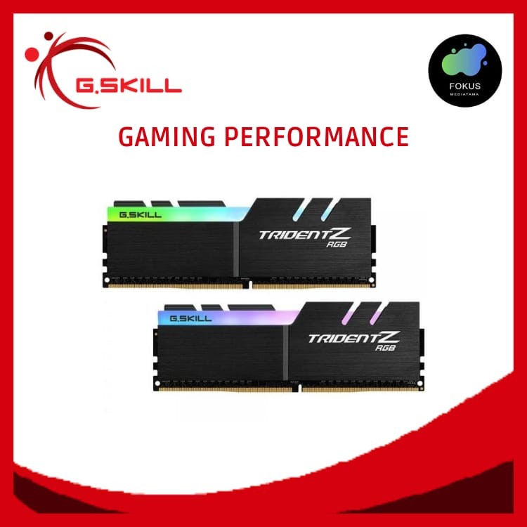 GSkill RAM Trident Z RGB PC28800 DDR4 3600MHz CL18 32GB [F4-3600C18D-32GTZR]