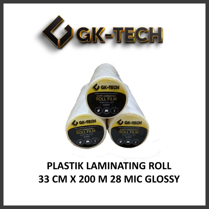 

Limited Plastik Laminating Roll 33 Cm X 200 M 28 Mic Doff / Glossy (Jakarta)