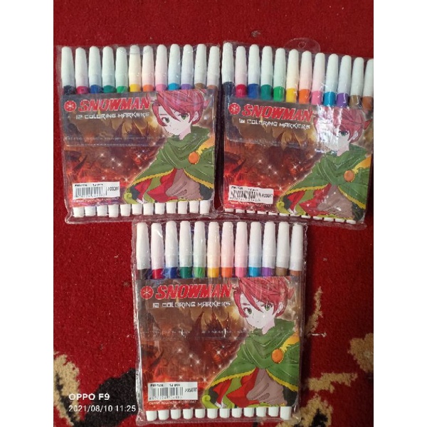 

Spidol Warna Snowman isi 12 Warna