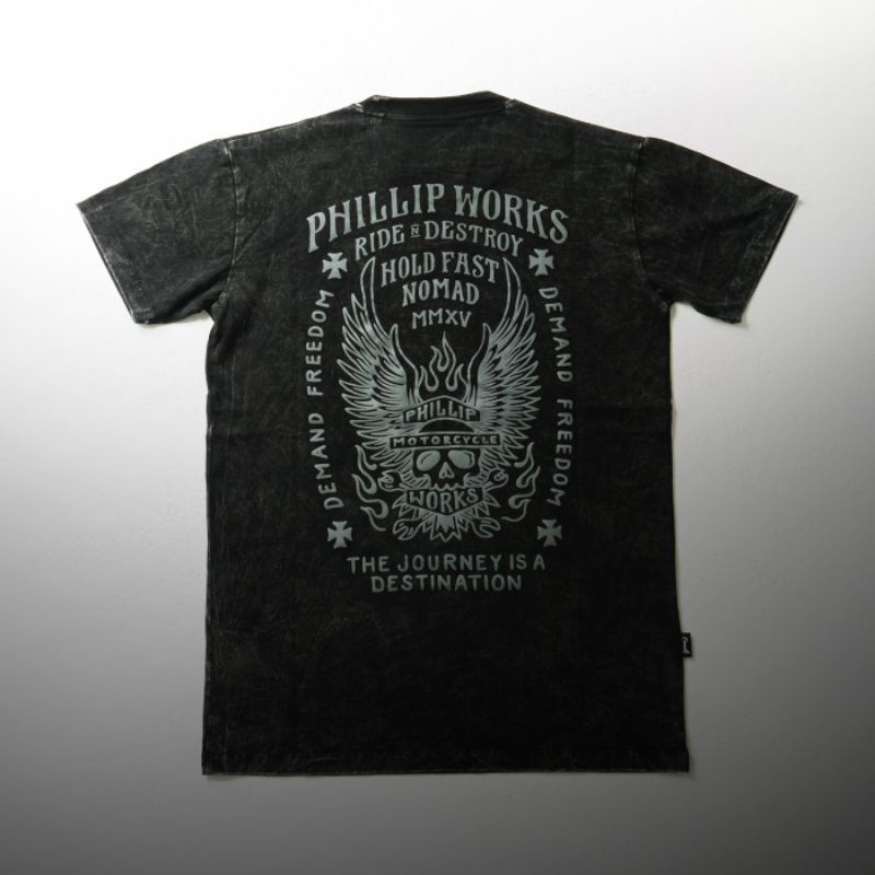 STHIRA | TSHIRT HELL ANGEL PHILLIP WORKS | KAOS RIDING | KAOS DISTRO | KAOS KEREN