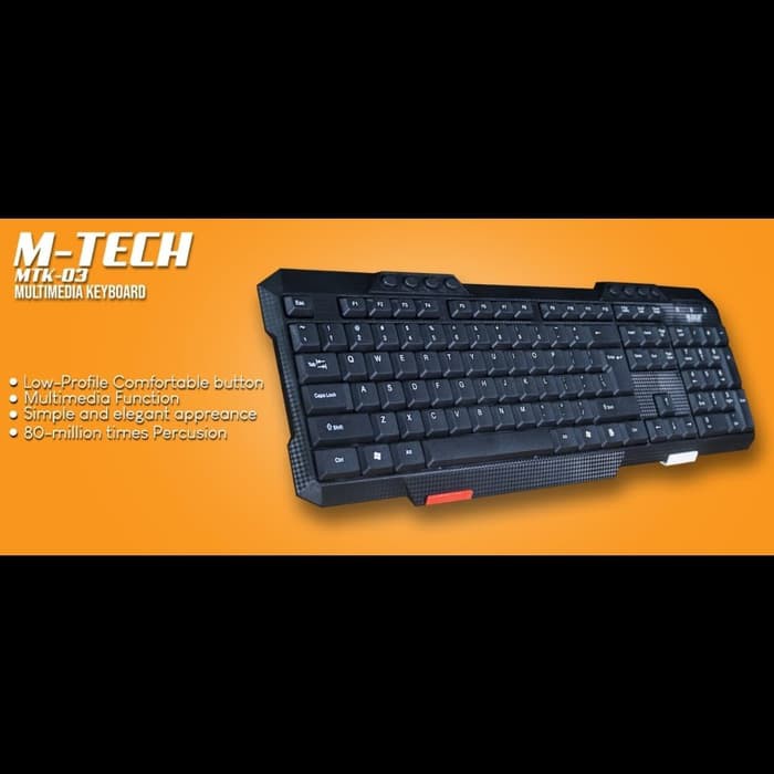 M-Tech STK-03 Gaming Keyboard Multimedia Mtech MTK-03 Mtk03