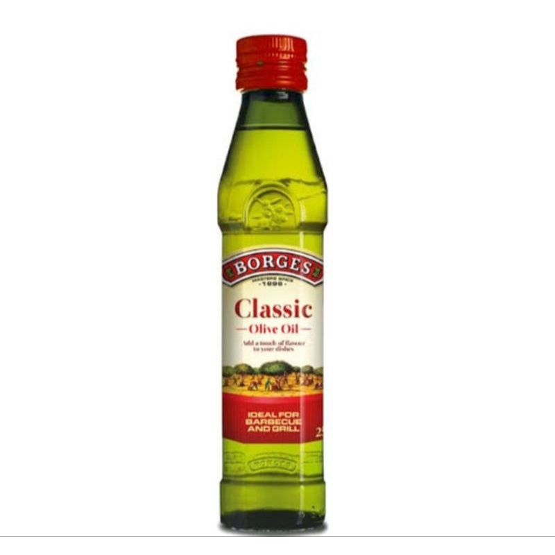 

BORGES PURE OLIVE OIL 250ML / BORGES EXTRA LIGHT 250 / BORGES EXTRA VIRGIN OLIVE OIL 250ML