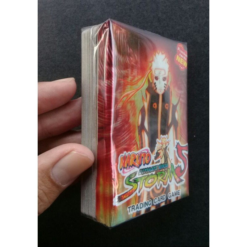 Full Hologram Pack Kartu Naruto Spesial Bandai Premium Card Terbaru (+-56 Cards)