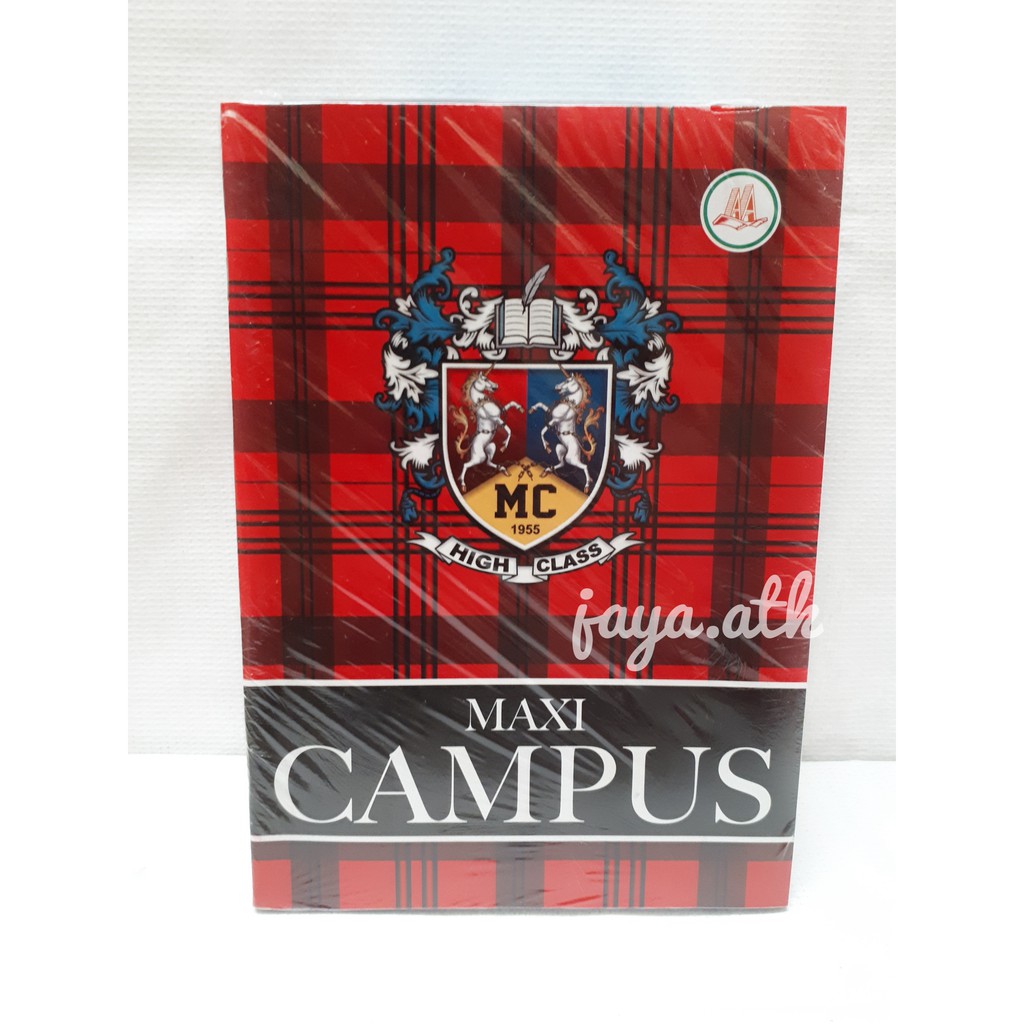 Buku Tulis Campus Maxi 50 lembar AA - Buku Tulis Boxy (Per Pcs)